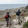 Cycling on the Cote Sauvage in Brittany