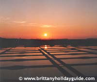 The Salt Marshes near La Baule in Brittany France